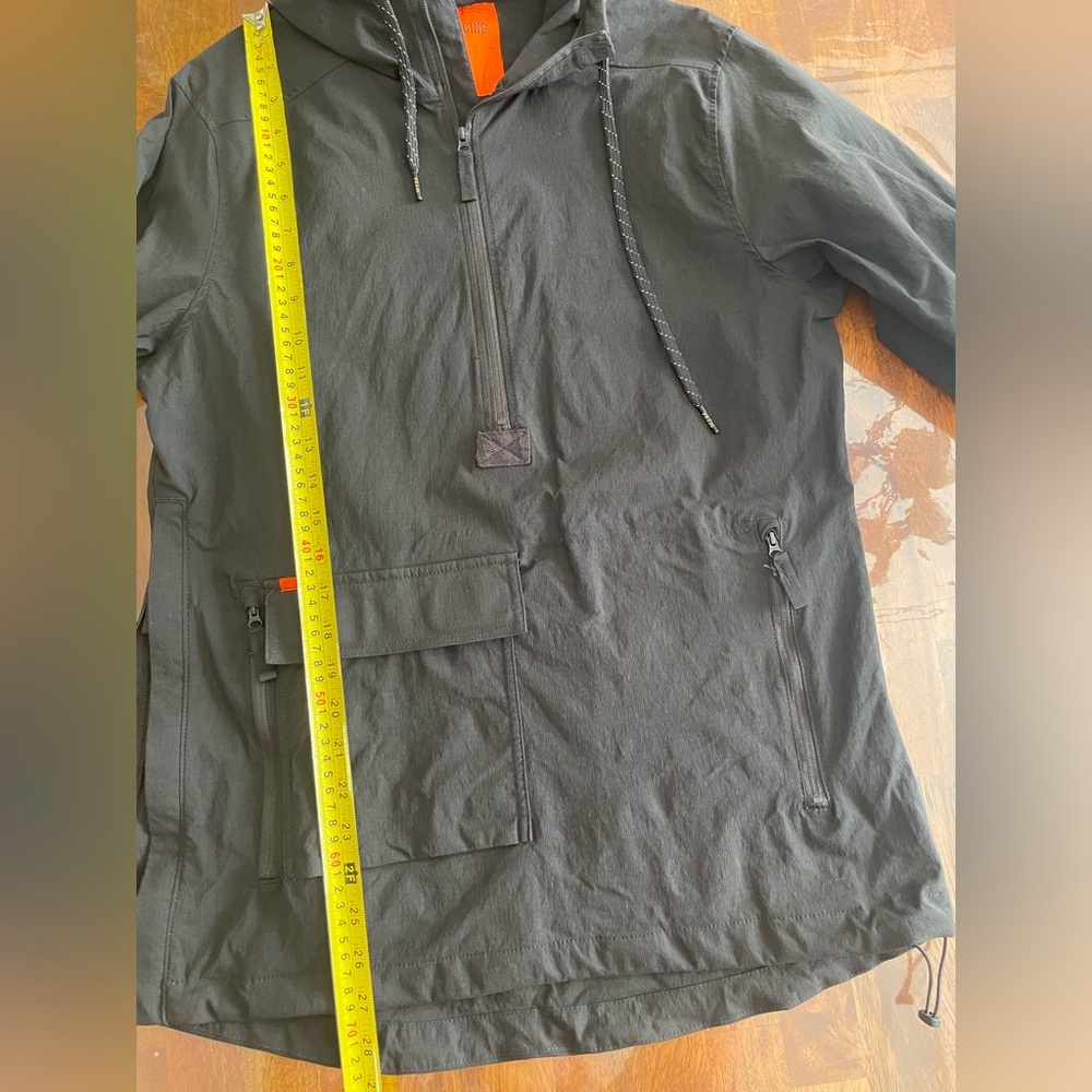 Black Men's Anorak - Picture 8 of 10